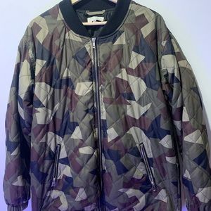 Oversized bomber jacket